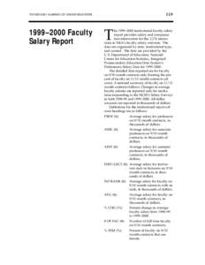 119  THE NEA 2001 ALMANAC OF HIGHER EDUCATION 1999–2000 Faculty Salary Report