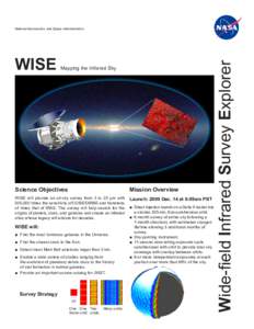 WISE  Mapping the Infrared Sky Science Objectives