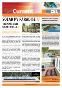 GetCurrent INDUSTRIAL Solar PV Paradise // The Pakin Atoll Solar Project //