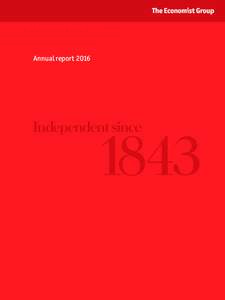 Annual reportIndependent since 1843