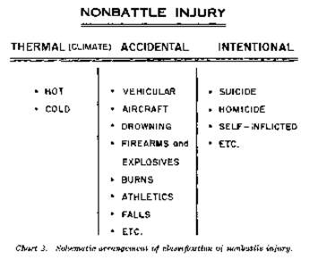 NONBATTLE INJURY THERMAL (CLIMATE) ACCIDENTAL INTENTIONAL  • HOT