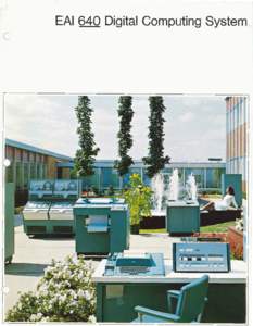 EAI 640 Digital Computing System, 1966