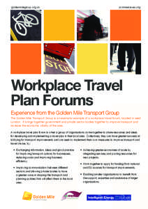 goldenmilegroup.org.uk  commerce-eu.org Workplace Travel Plan Forums