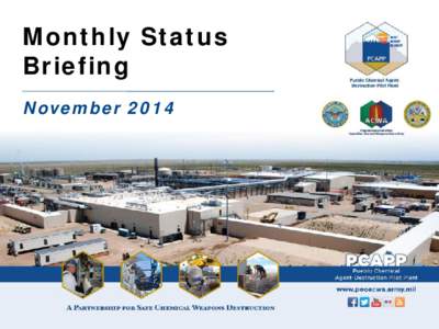 Monthly Status Briefing November 2014 Project Background 