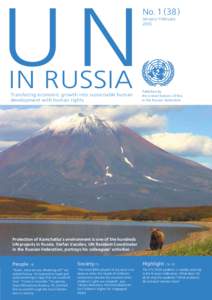 UN IN RUSSIA Translating economic growth into sustainable human development with human rights  No[removed])