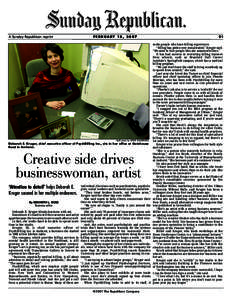 A Sunday Republican reprint  FEBRUARY 18, 2007 Staff photo by MIEKE ZUIDERWEG