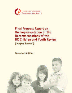Final Progress Report on the Implementation of the Recommendations of the