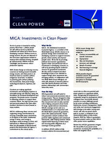 MIGABRIEF  CLEAN POWER INSURING INVESTMENTS  r