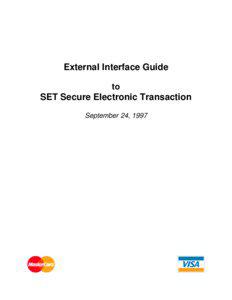External Interface Guide to