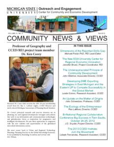 Outreach and Engagement  Center for Community and Economic Development VOLUME 21, NO. 2