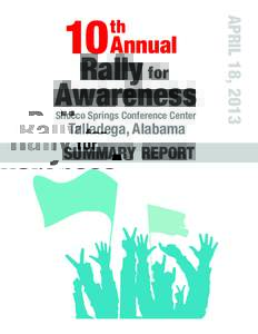 Rally for Awareness Shocco Springs Conference Center Talladega, Alabama