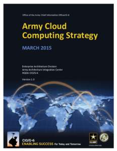 UNCLASSIFIED  Army Cloud Computing Strategy MARCH 2015