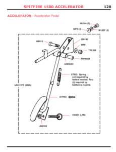 SPITFIRE 1500 ACCELERATOR  128 accElERaTOR—Accelerator Pedal hu704 (2)