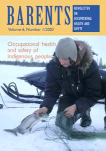 BARENTS Volume 6, Number[removed]Occupational health and safety of indigenous people