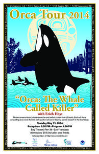 “Orca: The Whale Called Killer” with Erich Hoyt  Design by Bill Reiswig Art & Illustration