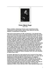 Microsoft Word - Hugo, Victor - Biografia.doc