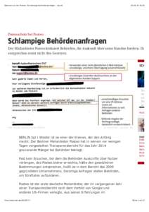 Datenschutz bei Posteo: Schlampige Behördenanfragen - taz.de:35 Datenschutz bei Posteo
