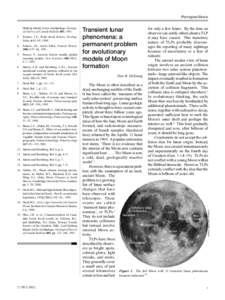 Exploration of the Moon / Apollo program / Observational astronomy / Moon / Moons / Transient lunar phenomenon / Giant impact hypothesis / Apollo / Selenography / Spaceflight / Planetary science / Lunar science