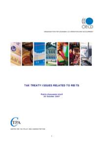 PROJECT ON THE APPLICATION OF TAX TREATIES TO REITS