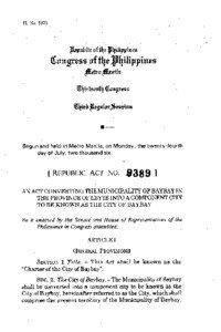 2  Province of Leyte. The territorial jurisdiction of the City shall