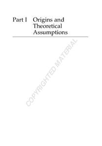 Origins and Theoretical Assumptions CO