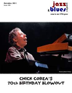 jazz &blues report  November, 2011