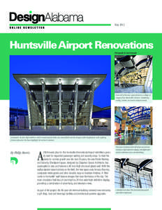 May[removed]Huntsville Airport Renovations Photography by Lewis Kennedy  One wall of the new space features a collage of