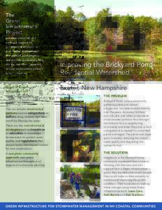 The Green Infrastructure Project provides resources and technical support for