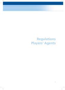 Regulations Players‘ Agents 1  CONTENTS
