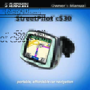Owner’s Manual  StreetPilot C530 ®  ™