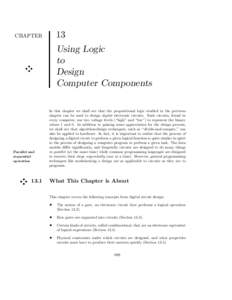 13  CHAPTER Using Logic to