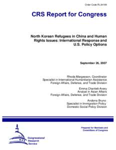 Asia / Forced migration / Member states of the United Nations / Republics / North Korean defectors / North Korean Human Rights Act / Refugee / Asylum in the United States / Liberty in North Korea / Human rights in North Korea / Right of asylum / Korea