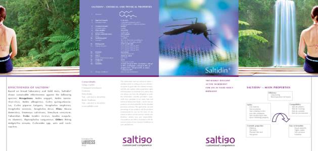 Saltidin ® – CHEMICAL AND PHYSICAL PROPERTIES 1. Structure:  2.	 Empirical formula:	C12 H23 NO3