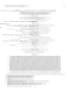 A  The Astrophysical Journal, 681:197–224, 2008 July 1 # 2008. The American Astronomical Society. All rights reserved. Printed in U.S.A.  THE ACS VIRGO CLUSTER SURVEY. XV. THE FORMATION EFFICIENCIES