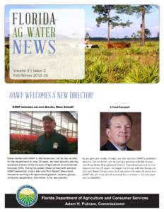 FLORIDA AG WATER NEWS Volume 3 | Issue 2 Fall/Winter