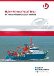 Fishery Research Vessel “Solea” for Federal Office of Agriculture and Food