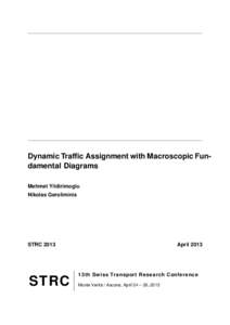 Dynamic Traffic Assignment with Macroscopic Fundamental Diagrams