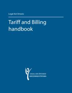 Tariff and Billing Handbook