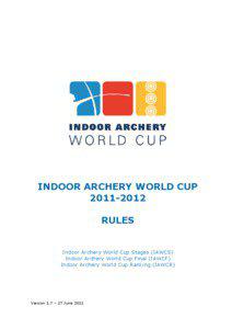 INDOOR ARCHERY WORLD CUP[removed]RULES