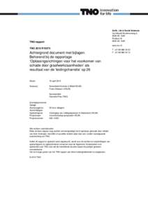 TNO 2015 R10575 Rapport Bijlagenrapport leidingcharrette VELIN