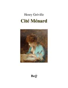 Henry Gréville  Cité Ménard BeQ