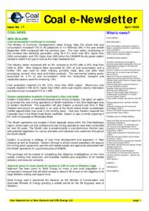Issue No. 17  Coal e-Newsletter April 2006