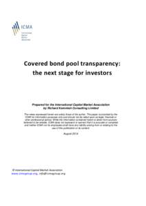         Covered bond pool transparency: 