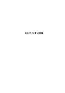 REPORT 2008  INTERNATIONAL UNION OF THEORETICAL AND APPLIED MECHANICS  REPORT 2008