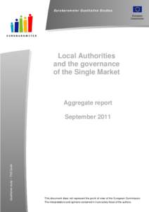 Microsoft Word - Local Authorities and the Single Market[removed]Aggregate Report.doc