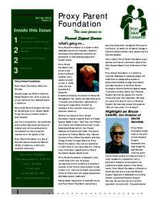 Spring 2010 Issue 5 Inside this Issue  1