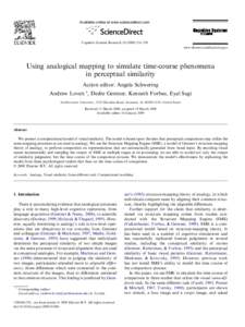 Using analogical mapping to simulate time-course phenomena in perceptual similarity