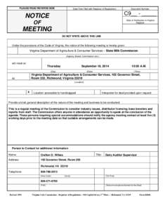 Microsoft Word - Notice of Meeting Form.doc