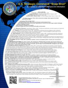 Net-centric / United States Strategic Command / Joint Functional Component Command for Space and Global Strike / United States Cyber Command / Space / Joint Functional Component Command for Integrated Missile Defense / Joint Warfare Analysis Center / United States Air Force / Offutt Air Force Base / Military organization / Military / United States Department of Defense