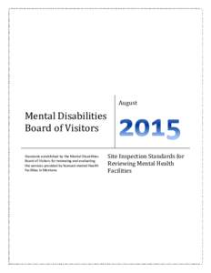 Mental Disabilities Board of isitors